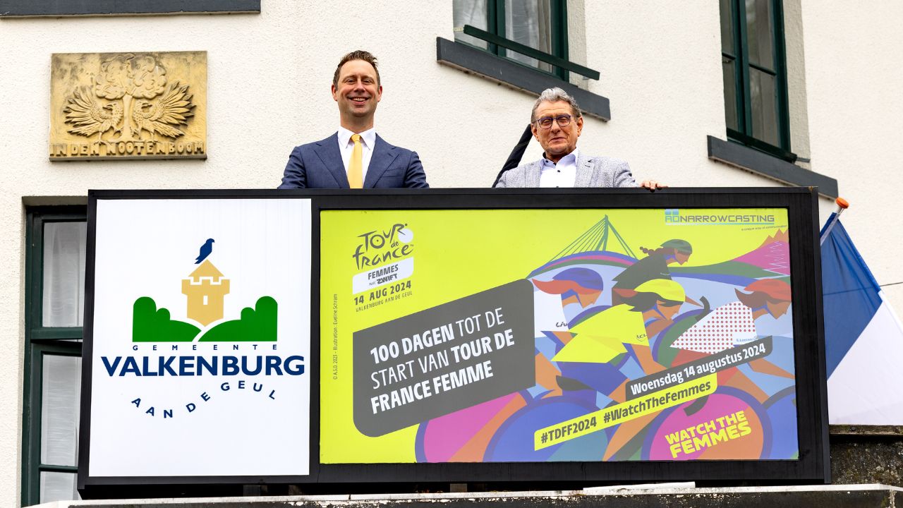 Valkenburg telt af: nog 100 dagen tot Tour de France Femmes
